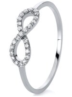 Luna Creation - Ring - 585/-WG - Diamanten 0.11ct G-si...