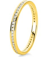 Luna Creation - Ring - Damen - Diamant 0.22 ct. - 18K 750/- Gelbgold - Weite 53