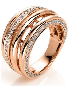 Luna Creation - Ring - Damen - Rotgold 18K - Diamant - 0.5 ct - 1H975R854-1 - Weite 54