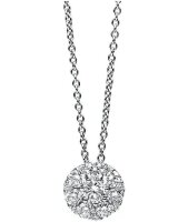 Diamantcollier Collier - 18K 750 Weissgold - 0.71 ct.