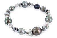 Luna-Pearls - 104.0274 - Armband - Tahitiperlen multicolour