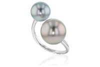 Luna-Pearls Perlenring Tahitiperle 9-10 und 11-12 mm 585 Weissgold