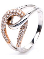 Luna Creation - Ring - Damen - Rotgold 14K - Diamant - 0.7 ct - 1E321WR453-1 - Weite 53