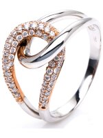 Luna Creation - Ring - Damen - Rotgold 14K - Diamant -...