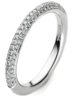 Luna Creation - Ring - Damen - Weißgold 18K - Diamant - 0.41 ct - 1A380W854-2 - Weite 54