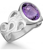 QUINN - Ring - Damen - Silber 925 - Edelstein - Amethyst...