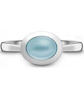 QUINN - Ring - Damen - Silber 925 - Edelstein - Blautopas...