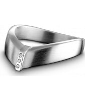 QUINN - Ring - Silber - Diamant - Wess. (H) - Weite 56 -...