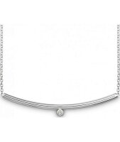 QUINN - Halskette - Damen - Silber 925 - Diamant - Wess....