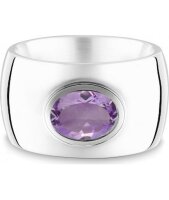 QUINN - Ring - Damen - Silber 925 - Edelstein - Amethyst...