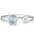 QUINN - Ring - Silber - Diamant - Blautopas - Wess. (H) - Weite 56 - 21191658