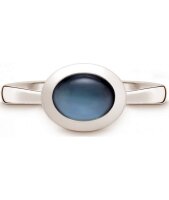 QUINN - Ring - Damen - Silber 925 - Edelstein - Blautopas...