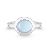 QUINN - Ring - Damen - Silber 925 - Edelstein - Blautopas...