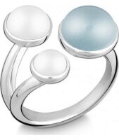 QUINN - Ring - Damen - Silber 925 - Edelstein - Blautopas...