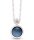 QUINN - Halskette - Damen - Silber 925 - Diamant - Blautopas - Wess. (H) - piqué - 271919582