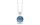 QUINN - Halskette - Damen - Silber 925 - Diamant - Blautopas - Wess. (H) - piqué - 271919582