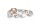 QUINN - Ring - Damen - Silber 925 - Diamant - Wess. (H) - small incl. - Weite 58 - 21896701