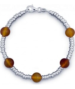 QUINN - Armband - Damen - Silber 925 - Edelstein - Carneol - 28312006