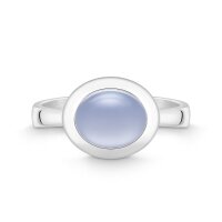 QUINN - Ring - Damen - Silber 925 - Edelstein - Chalcedon...