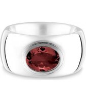 QUINN - Ring - Damen - Silber 925 - Edelstein - Granat -...