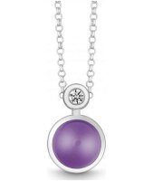 QUINN - Halskette - Silber - Diamant - Amethyst - Wess. (H) - 27191933