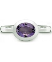 QUINN - Ring - Damen - Silber 925 - Edelstein - Amethyst...