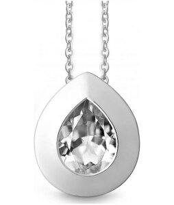 QUINN - Halskette - Damen - Silber 925 - Edelstein - Weißtopas - 27254920