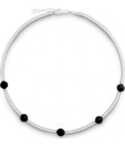 QUINN - Halskette - Damen - Silber 925 - Edelstein - Onyx - 2716932