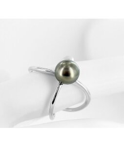 Luna-Pearls - 008.0478 - Ring - 585 Weißgold - Tahiti-Zuchtperle 8-9mm