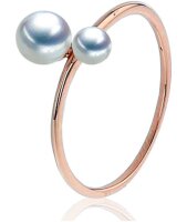 Luna-Pearls - 008.0476 - Ring - 585 Roségold - Süßwasser-Zuchtperle