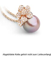 Luna-Pearls - 202.1474 - Anhänger - 750 Roségold - Süßwasser-Zuchtperle Ming 11.5-12 mm - 53 Brillanten H/SI 0,35 ct.