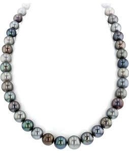 Luna-Pearls - 504.3686 - Zuchtperlenstrang - Tahiti-Zuchtperlen 8-11 mm