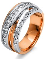 Luna Creation - Ring - Damen - Rotgold 18K - Diamant 0.88 ct - 1M322WR853-1 - Weite 53