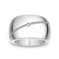 QUINN - Ring - Damen - Silber 925 - Wess. (H) / small incl. - Weite 58 - 0214767