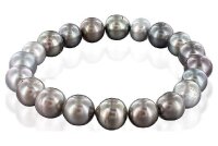 Luna-Pearls Perlenarmband Tahitiperlen 9-10 mm