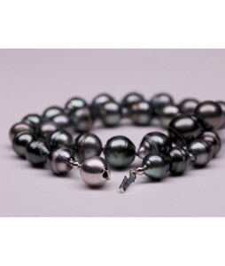 Luna-Pearls Tahitiperlen Collier 10,1 - 13,7 mm