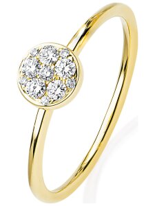 Luna Creation - Ring - Damen - Gelbgold 14K - Diamant - 0.15 ct - 1F402G456-1-56