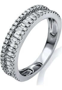 Diamantring Ring - 18K 750/- Weissgold - 0.84 ct. - 1L248W855 - Ringweite: 55