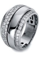 Diamantring Ring - 18K 750/- Weissgold - 0.94 ct. -...