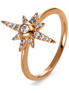 Luna Creation - Ring - Damen - Rotgold 18K - Diamant - 0.19 ct - 1P252R854-1 - Weite 54