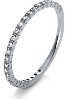 Diamantring Ring - 18K 750/- Weissgold - 0.2 ct. -...