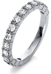 Diamantring Ring - 18K 750/- Weissgold - 0.8 ct. - 1R364W853 - Ringweite: 53