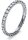 Diamantring Ring - 18K 750/- Weissgold - 0.91 ct. - 1R907W854 - Ringweite: 54
