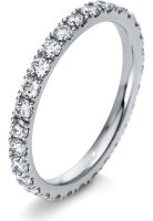 Diamantring Ring - 18K 750/- Weissgold - 1.01 ct. -...