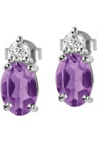 Jacques Lemans - Ohrstecker Sterlingsilber mit Amethyst -...