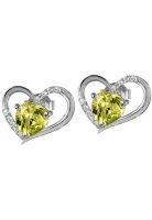 Jacques Lemans - Ohrstecker Sterlingsilber mit Peridot -...