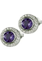 Jacques Lemans - Ohrstecker Sterlingsilber mit Amethyst -...