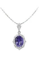 Jacques Lemans - Kette Sterlingsilber mit Amethyst -...