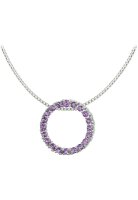 Jacques Lemans - Kette Sterlingsilber mit Amethyst -...