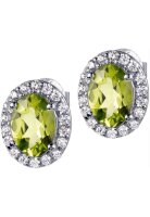 Jacques Lemans - Ohrstecker Sterlingsilber mit Peridot -...